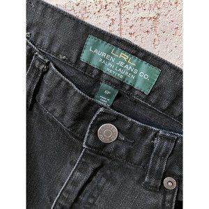 LRL Lauren Jeans Co. Ralph Lauren Woman's 6P Jeans - Black